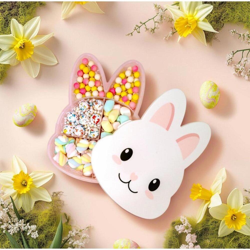 Bunny Snackle Box Target Cook With Color BNWT  Pink & White